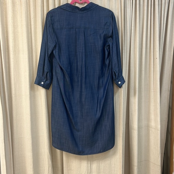 Blue Denim Dress- Foxcroft NYC - Picture 2 of 6
